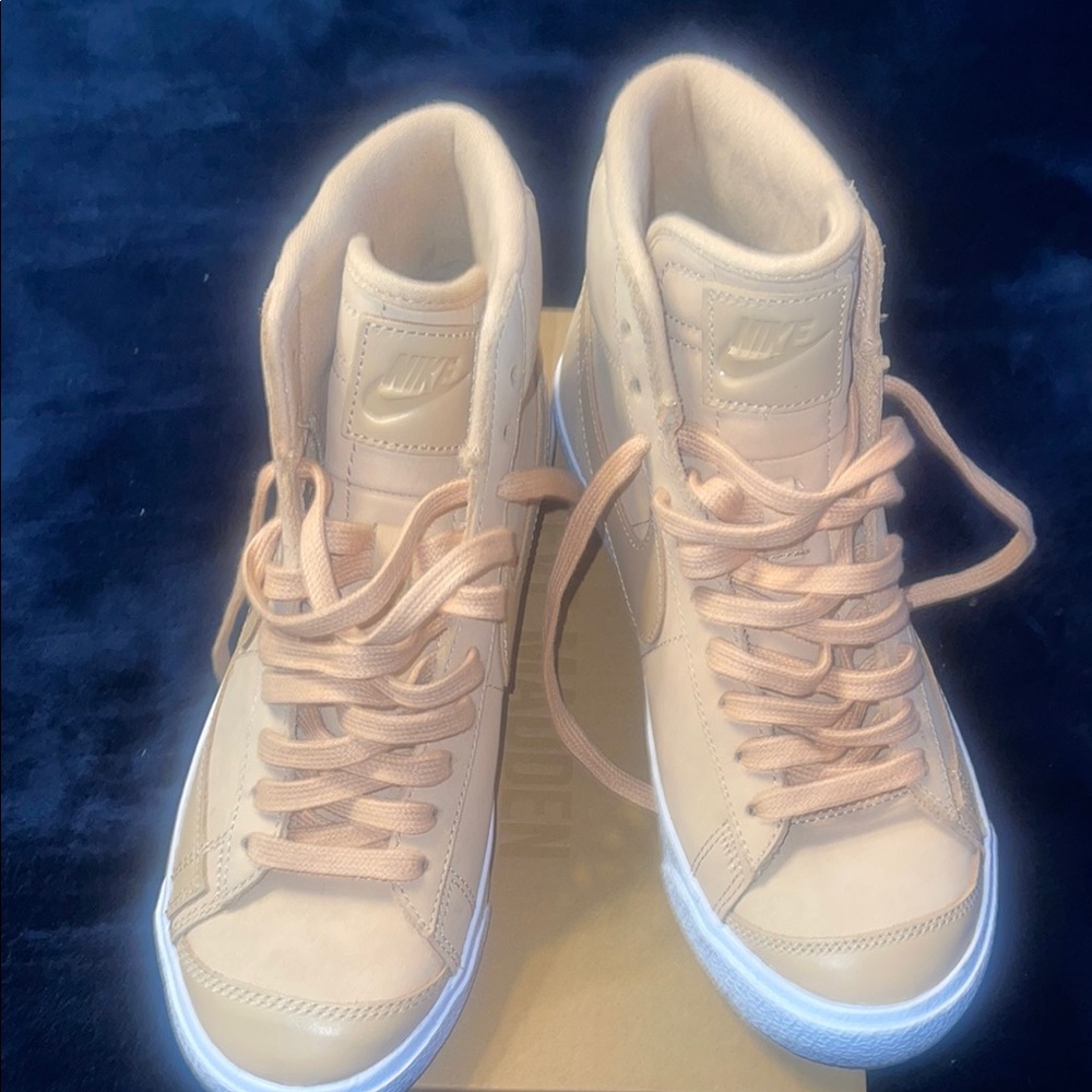 Nike Women's Tan High-Top Sneakers